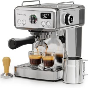 HiBREW Programmable Espresso Machine, H10A, Brushed Stainless Steel